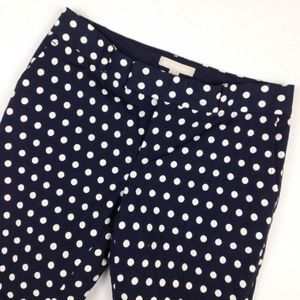 Banana Republic Pants - Banana Republic Hampton Fit, Navy Polka Dot Crops Banana Republic Pants - Banana Republic Hampton Fit, Navy Polka Dot Crops